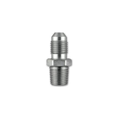 3/8" x 24 UNF (-3 AN JIC) to 1/8" x 27 NPT Male to Male Adapter