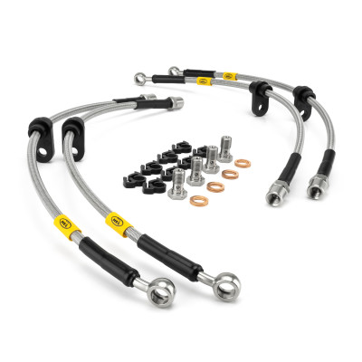 Mazda CX-30 All Models 2019- Brake Lines HEL Stainless Steel Braided