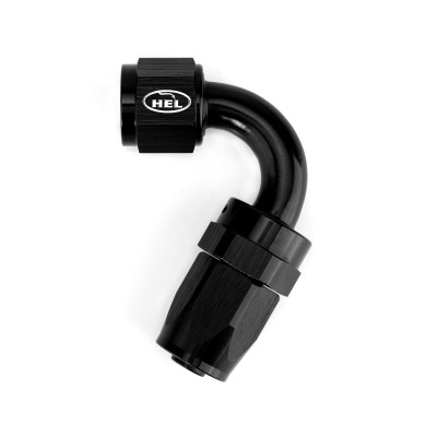 AN8 120 Degree Rubber Hose Fitting for Braided AN Rubber Lines