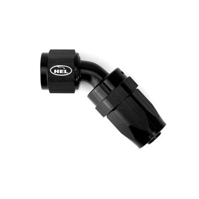 AN8 45 Degree Rubber Hose Fitting for Braided AN Rubber Lines