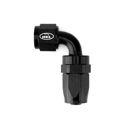 AN8 90 Degree Rubber Hose Fitting for Braided AN Rubber Lines